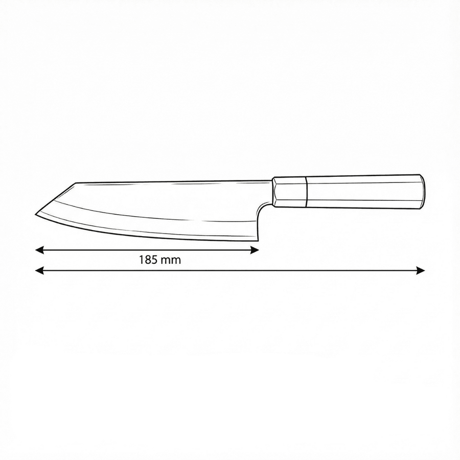 Kiritsuke Stainless Steel Knife – 13.6 inch (34.5 cm) Precision Blade