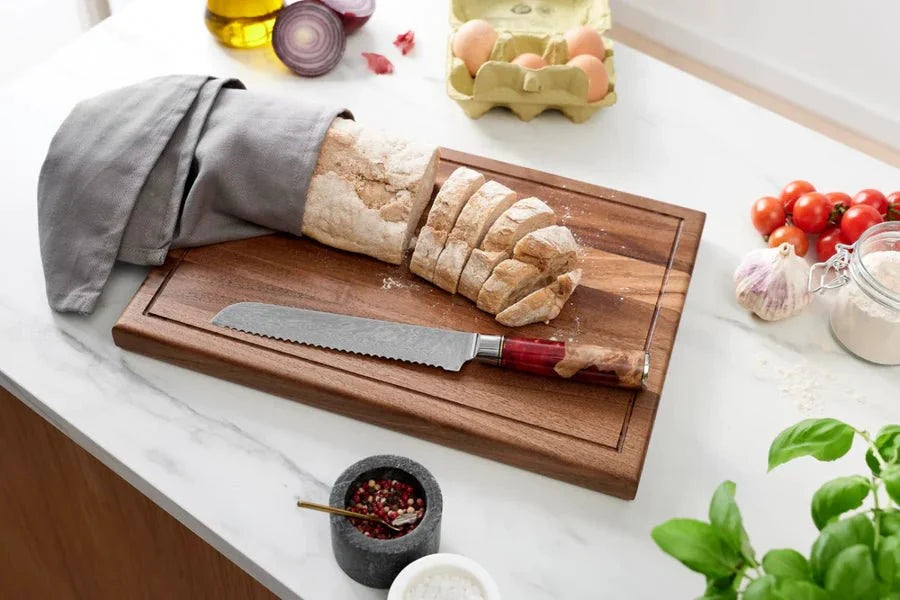 Japanese Damascus Nakama Shinku 5-Piece Chef’s Knife Set – Precision Blades